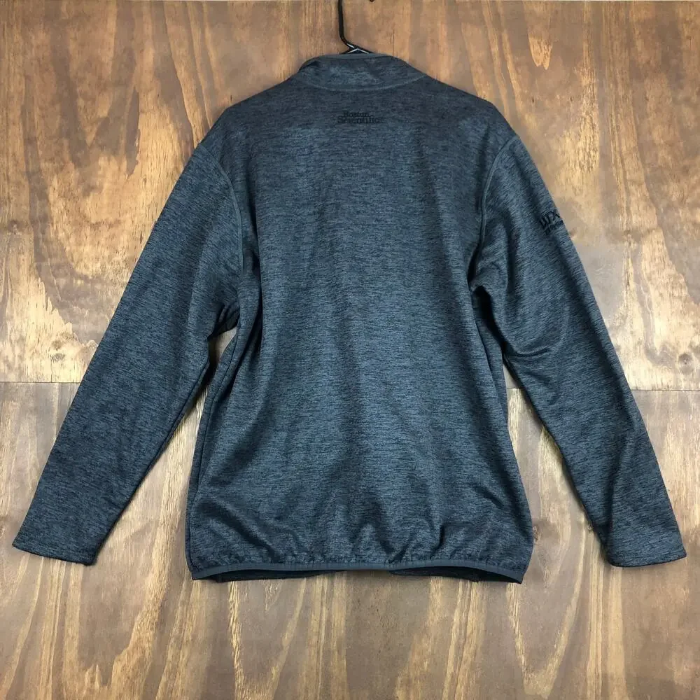 The North Face Mens Jacket Heathered Gray Canyonlands Hiking Casual Full Zip XL